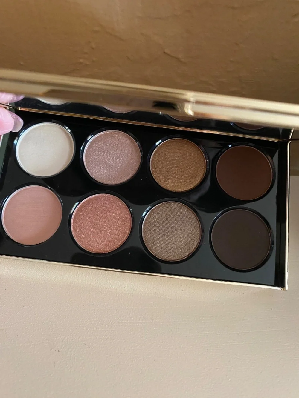 BOBBI BROWN SHINING MOMENT EYE SHADOW SET KERRI ROSANTHAL W/ MASCARA & ZIPPOUCH